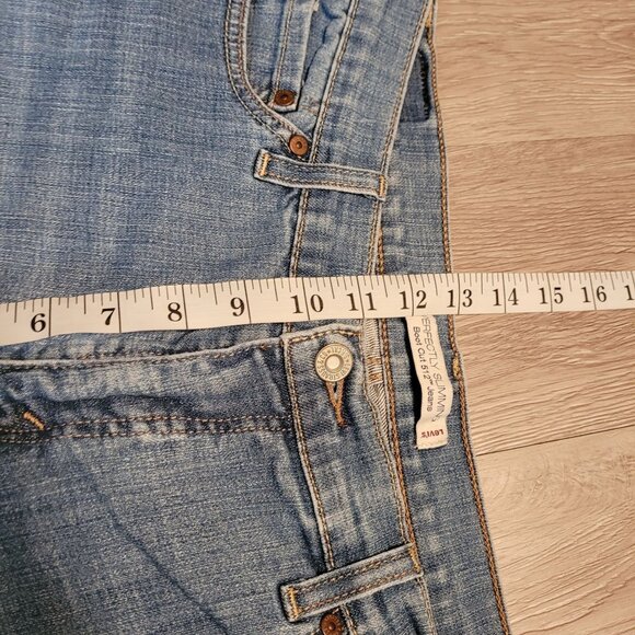 Levi's Jeans 14 S Perfectly Slimming 512 Bootcut High Rise Medium Light Wash - Picture 9 of 12